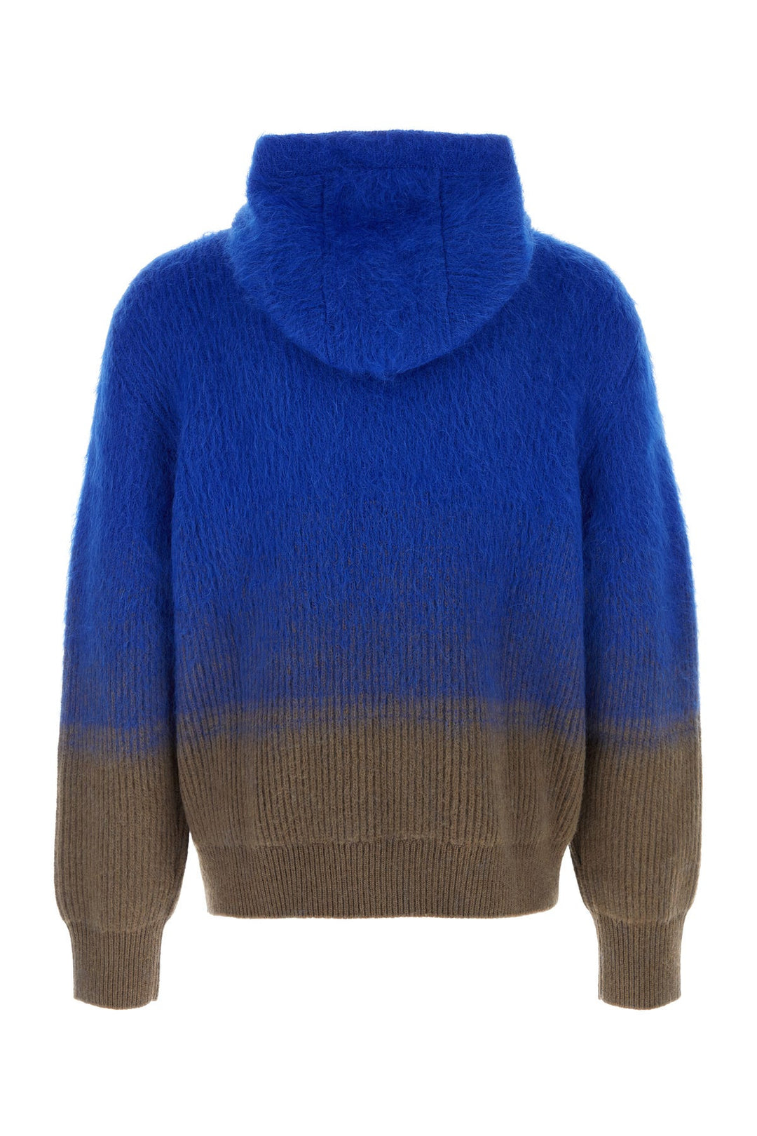 Two-tone wool blend sweater