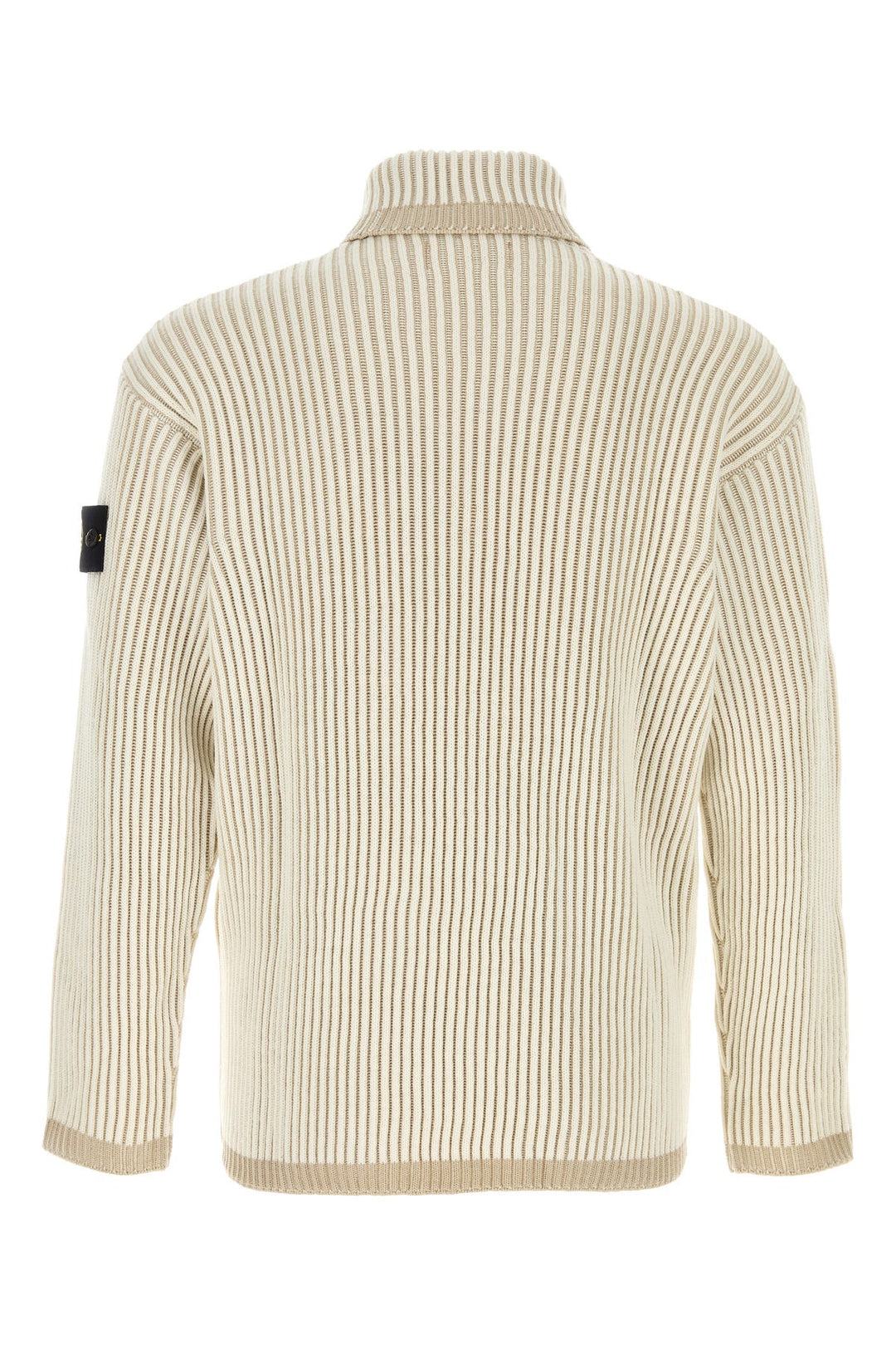 Two-tone wool sweater