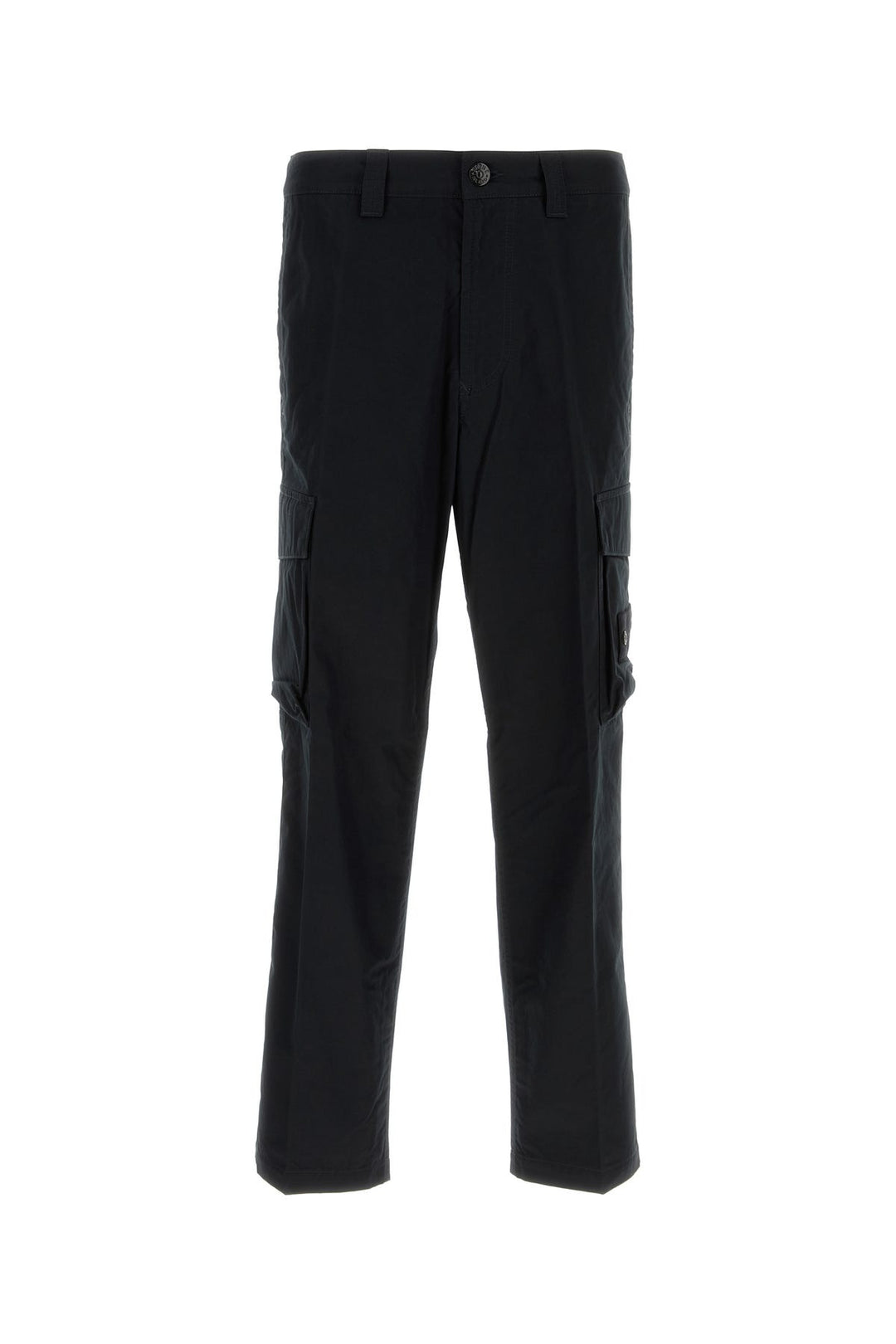 Black cotton cargo pant