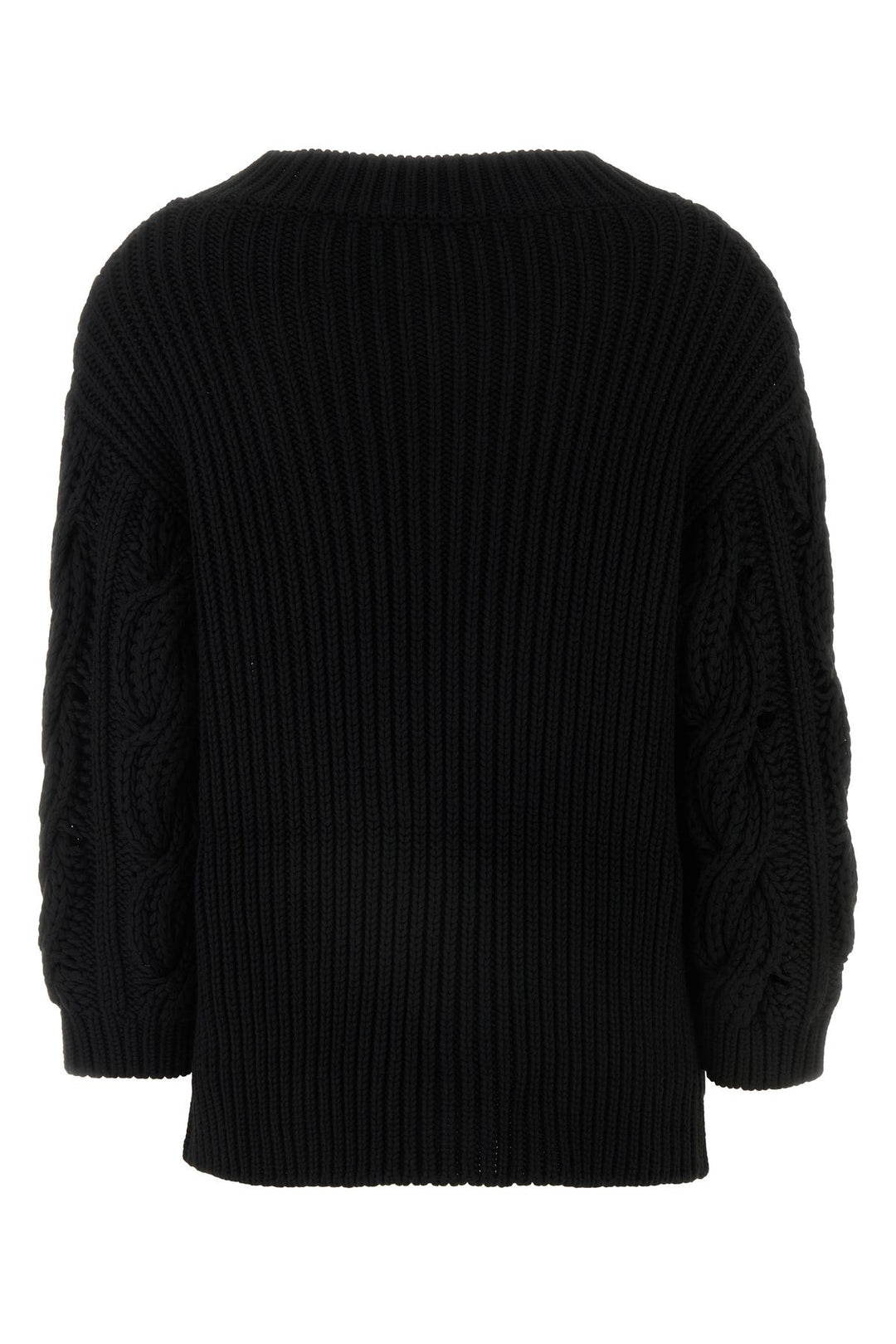 Black wool sweater