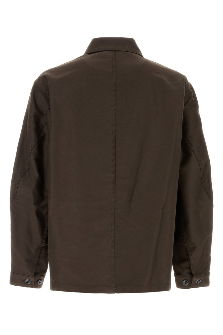 Dark brown canvas jacket