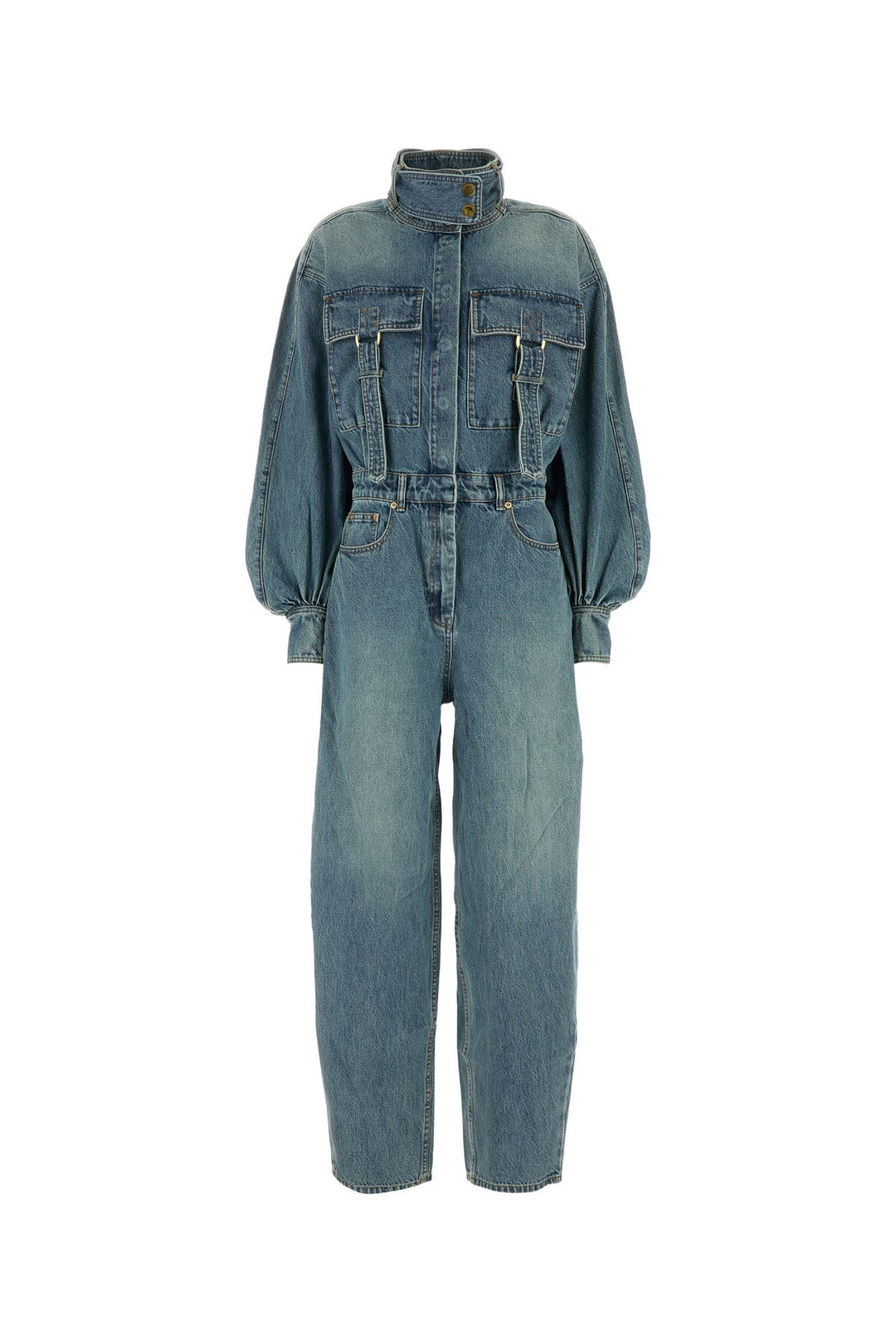 Denim Illustration jumpsuit