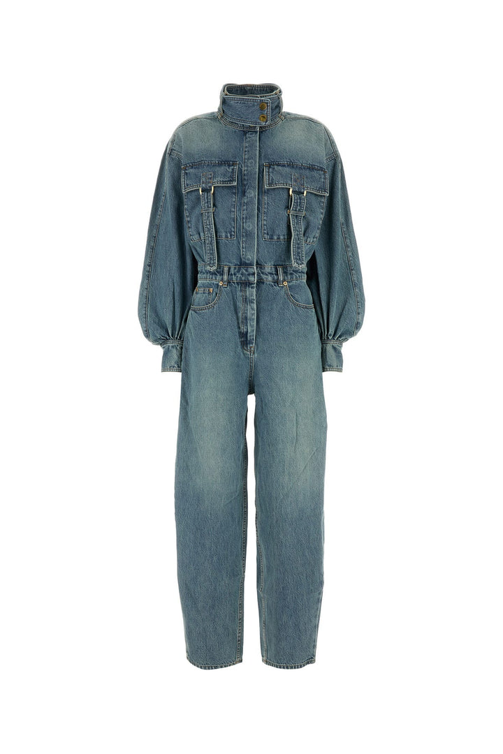 Denim Illustration jumpsuit