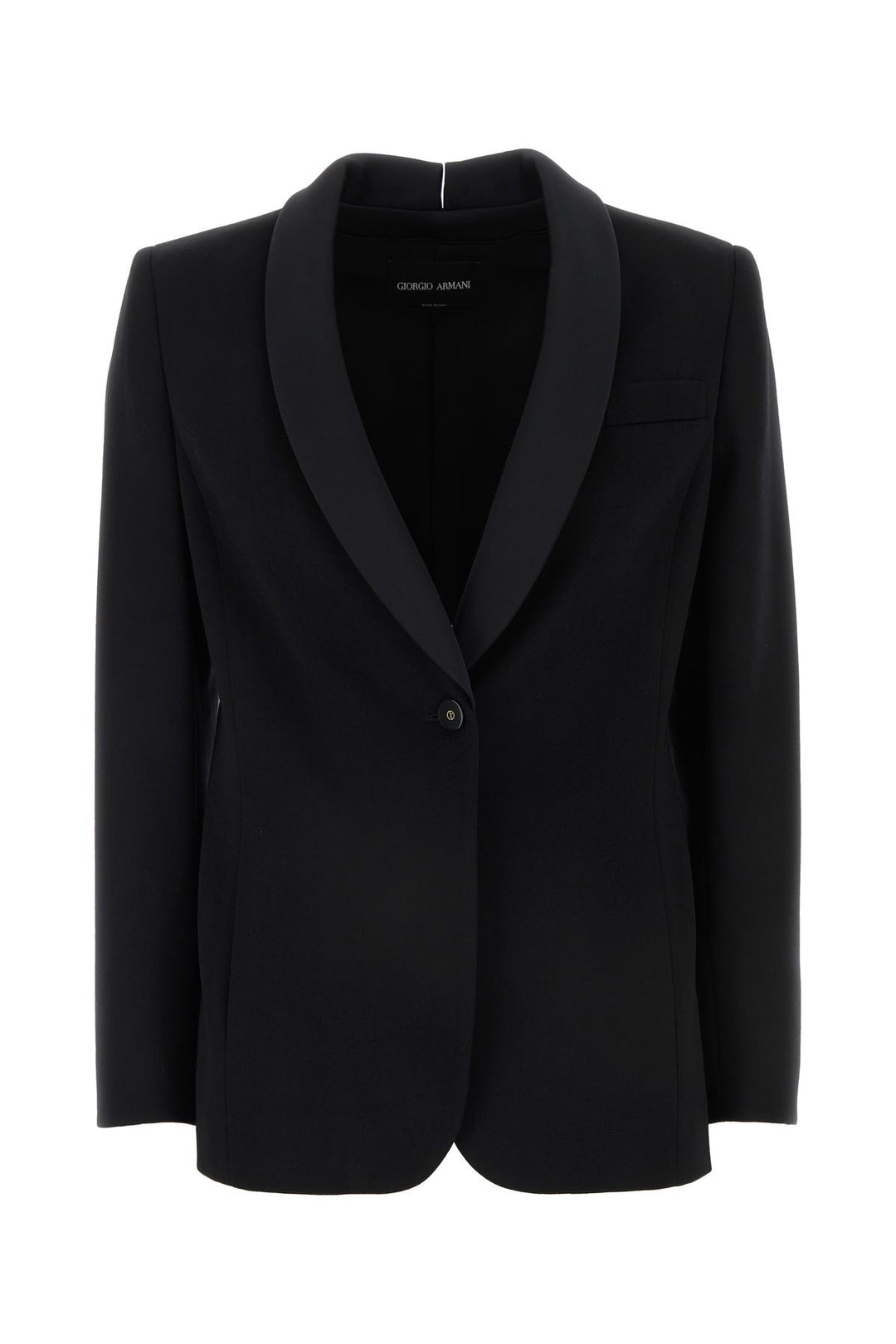 Black wool blazer