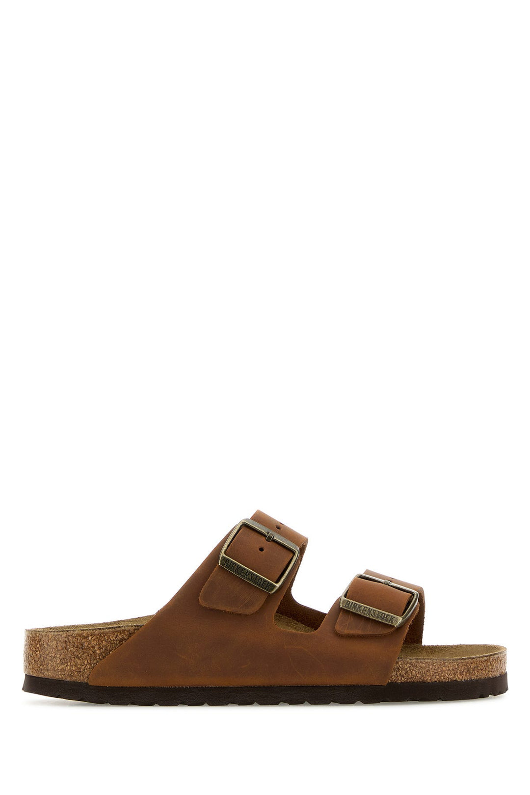 Caramel leather Arizona slippers