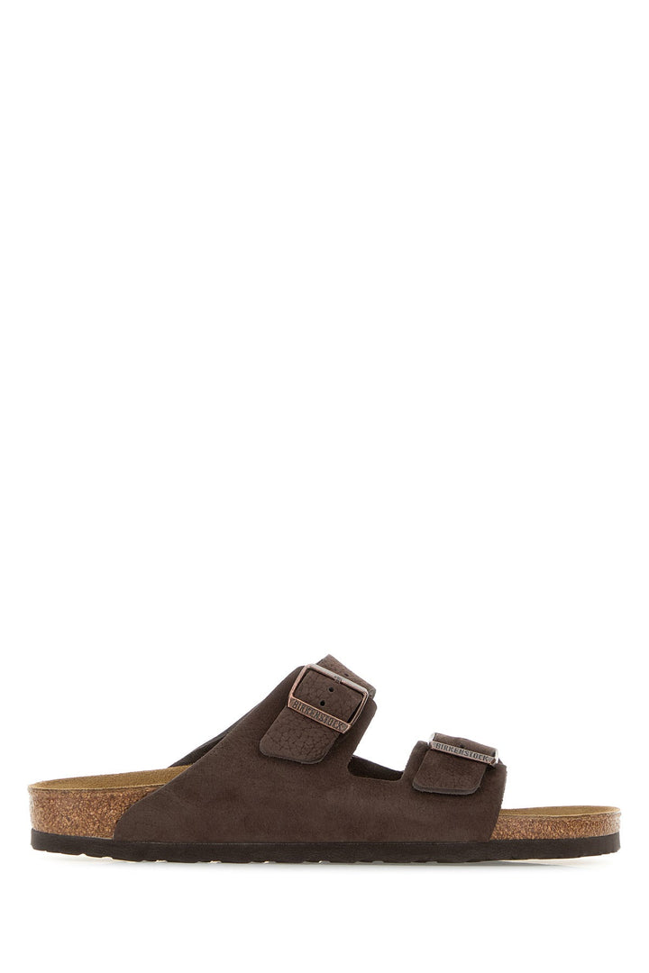 Brown suede Arizona BS slippers