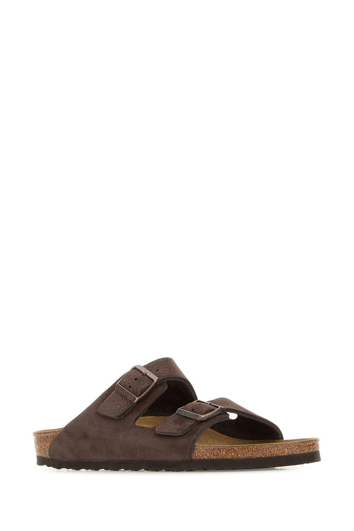 Brown suede Arizona BS slippers