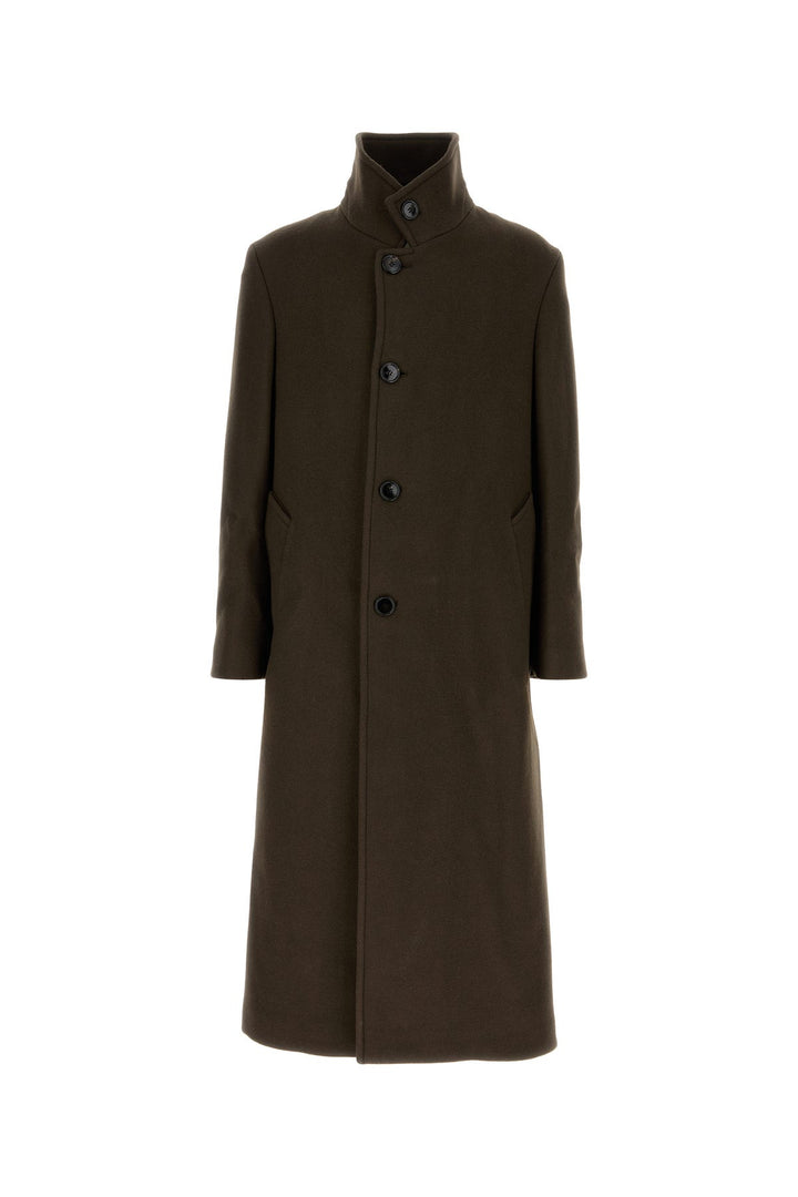 Brown wool coat