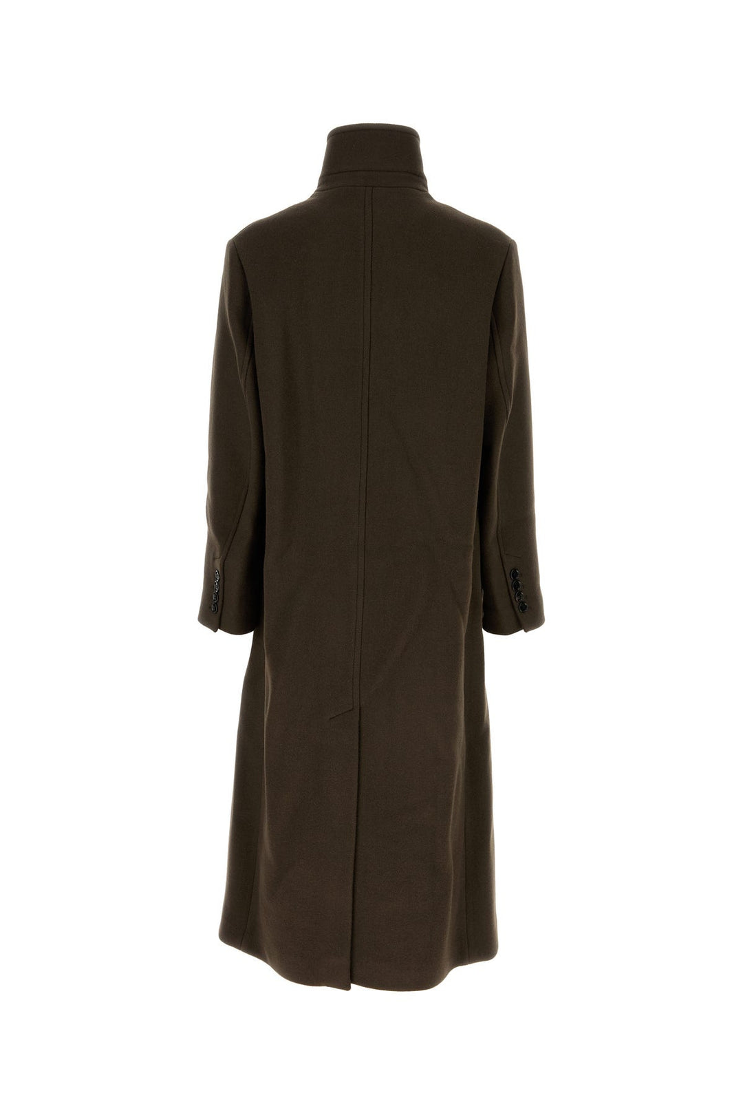 Brown wool coat