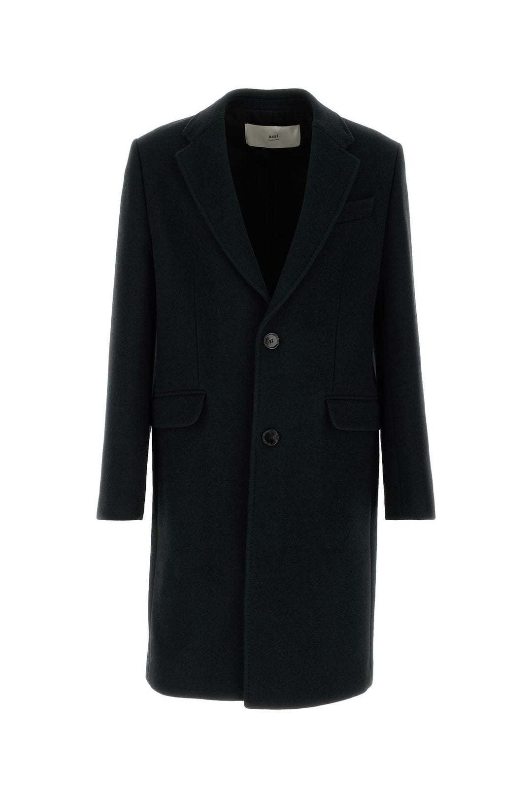 Black wool coat