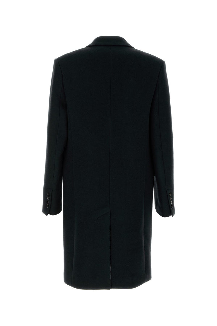 Black wool coat