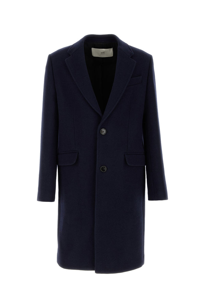 Midnight blue wool coat