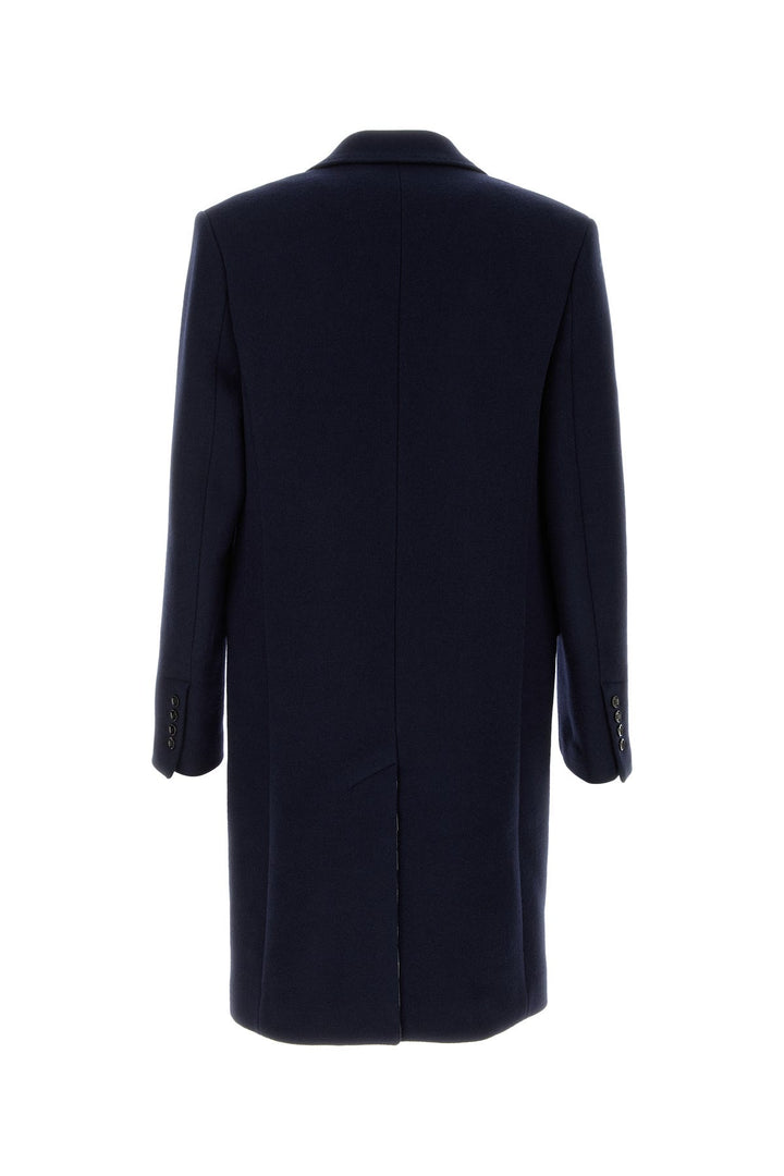 Midnight blue wool coat