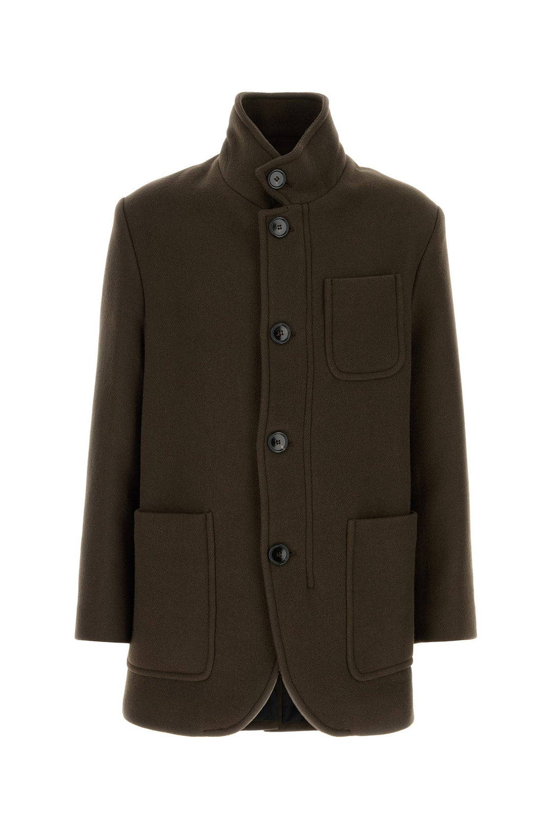 Brown wool coat