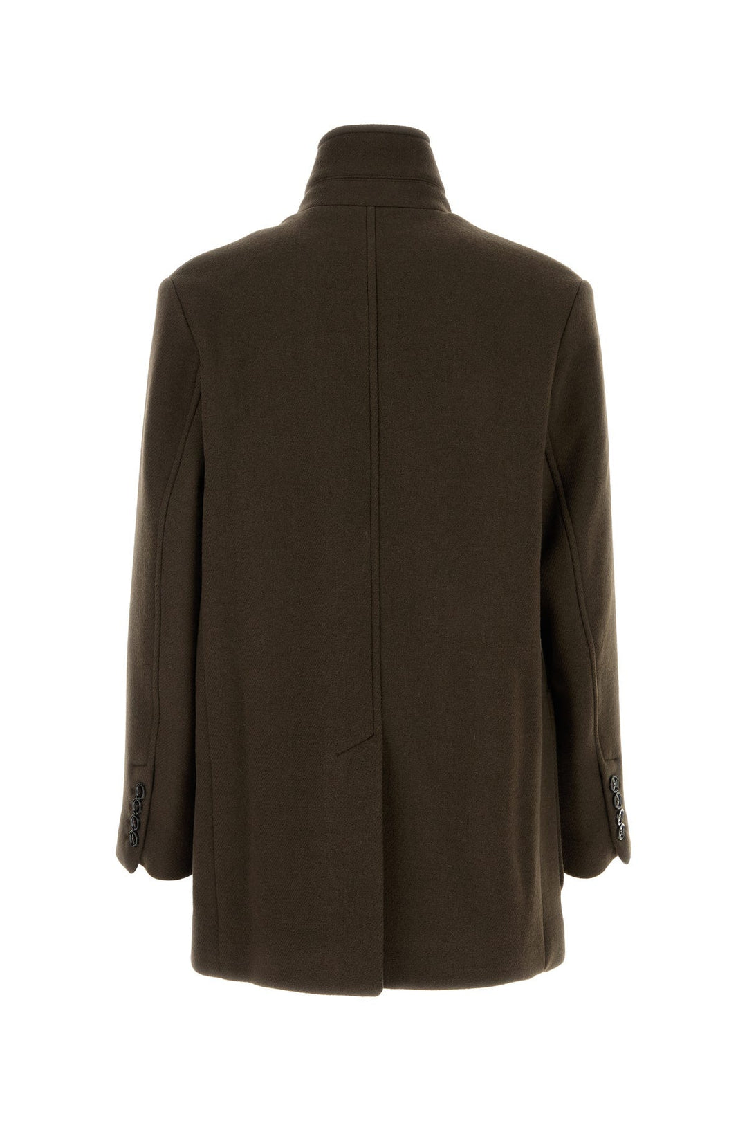 Brown wool coat