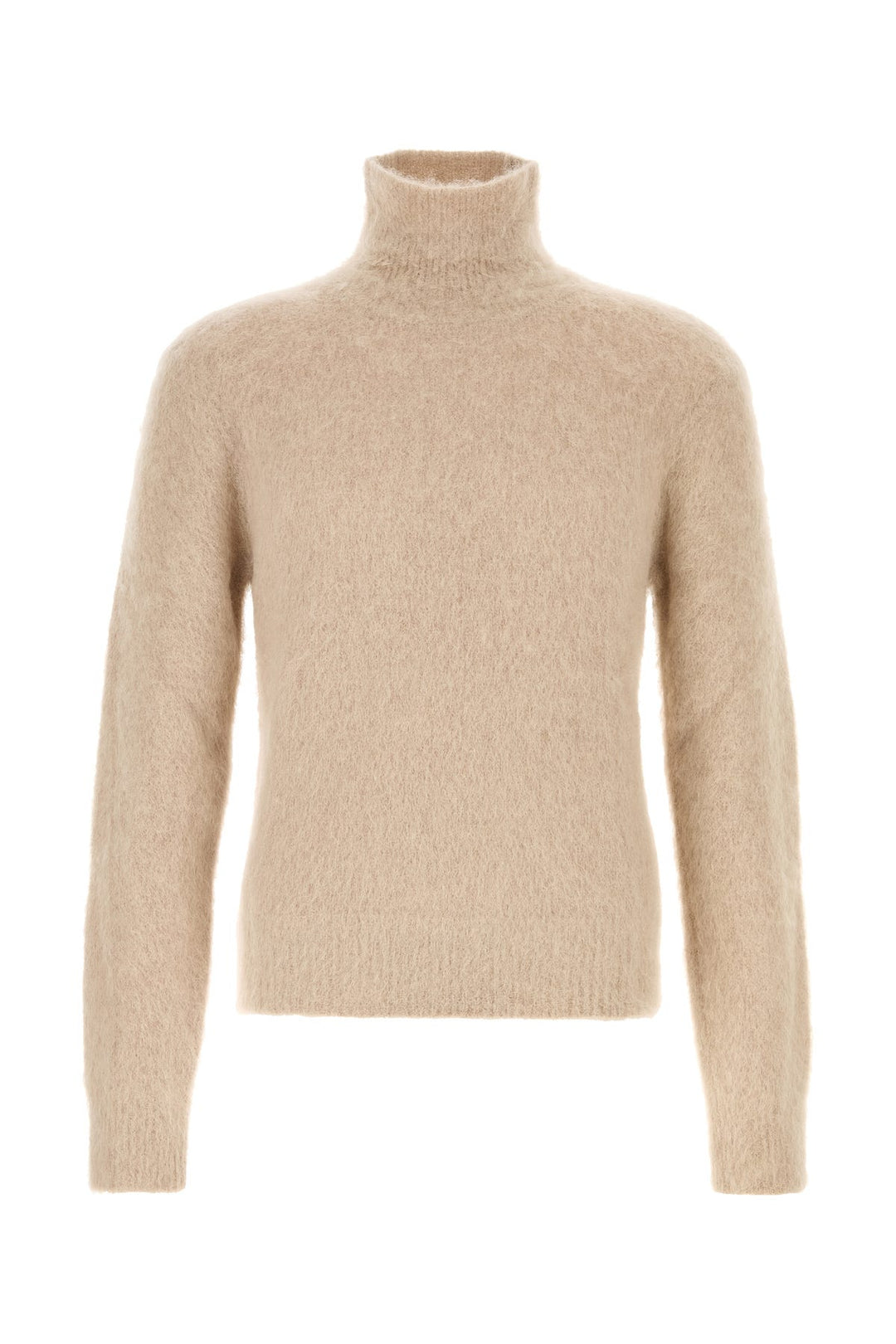 Cappuccino stretch mohair blend sweater