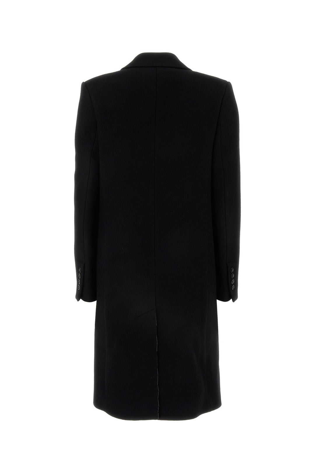 Black wool coat