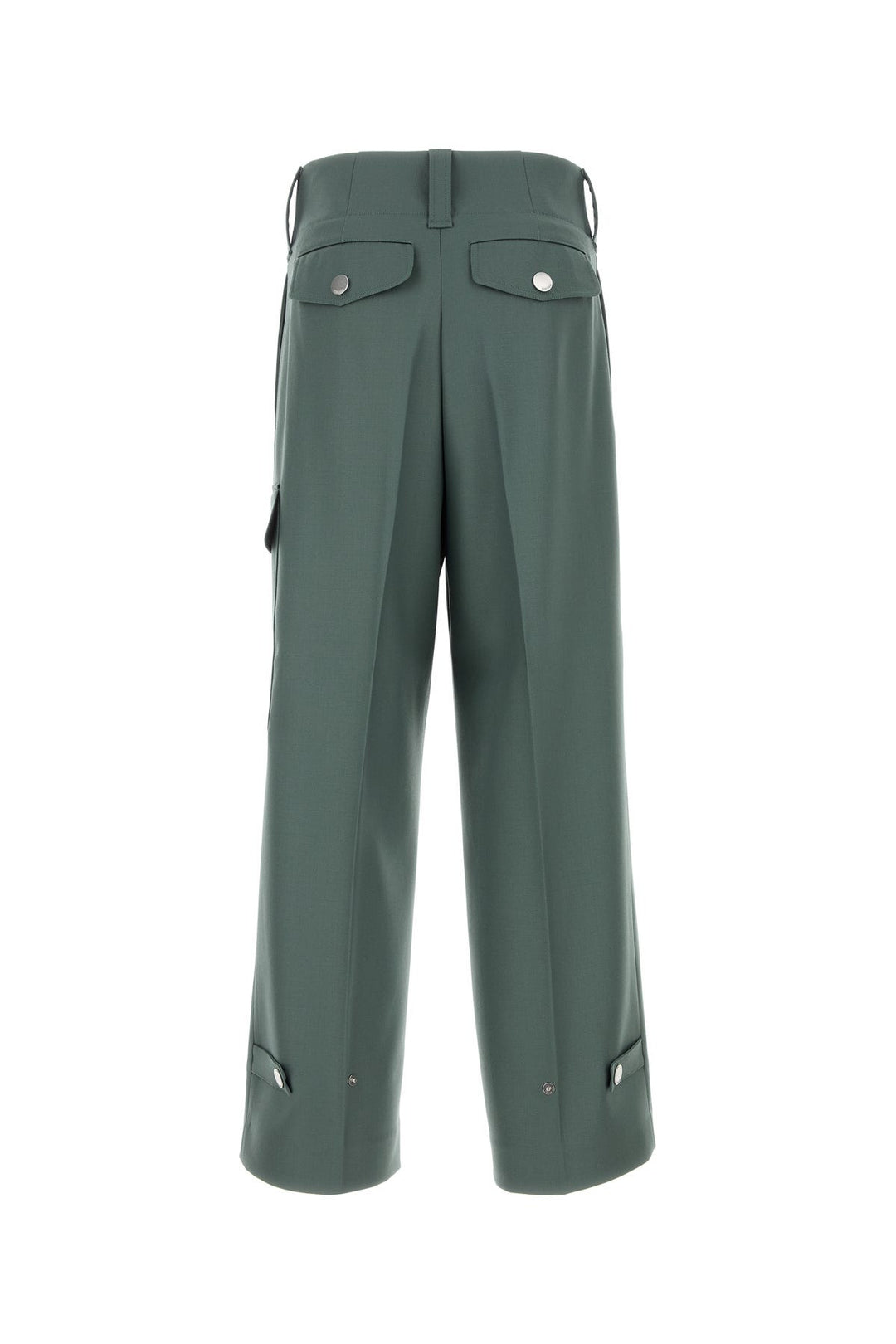 Sage green wool pant