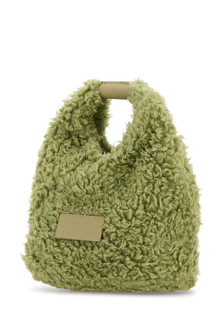 Pastel green teddy Japanese handbag