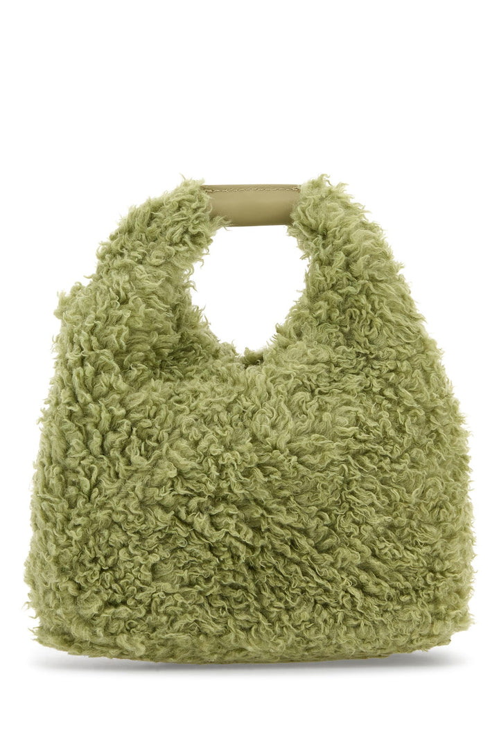 Pastel green teddy Japanese handbag