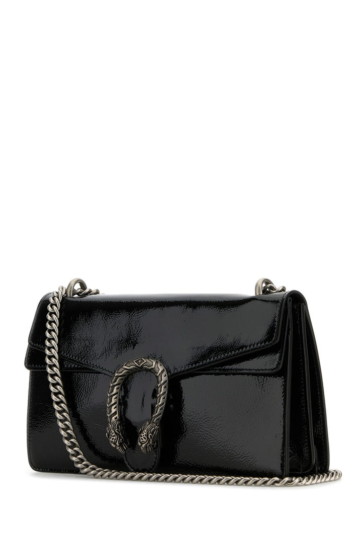 Black leather small Dionysus shoulder bag