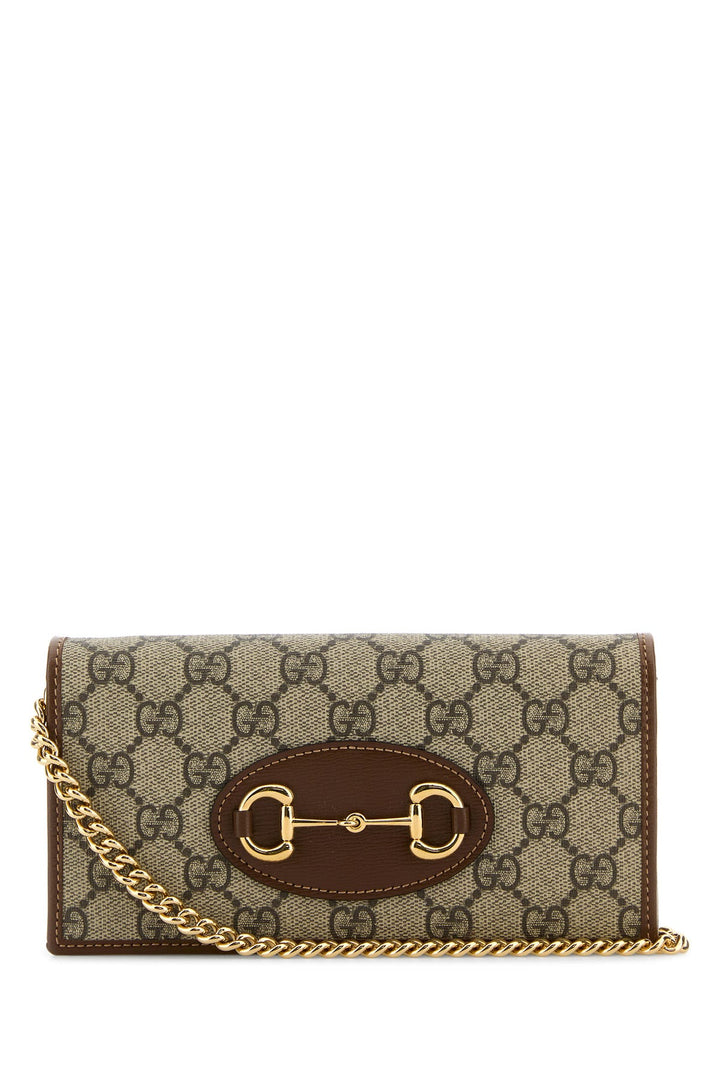 GG Supreme fabric and leather Horsebit 1955 wallet