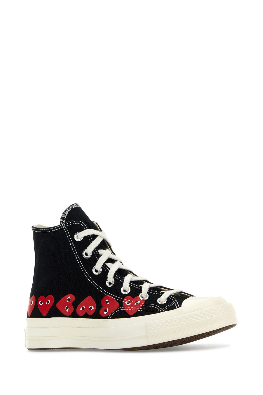 Black canvas Comme Des GarÃ§ons X Converse sneakers