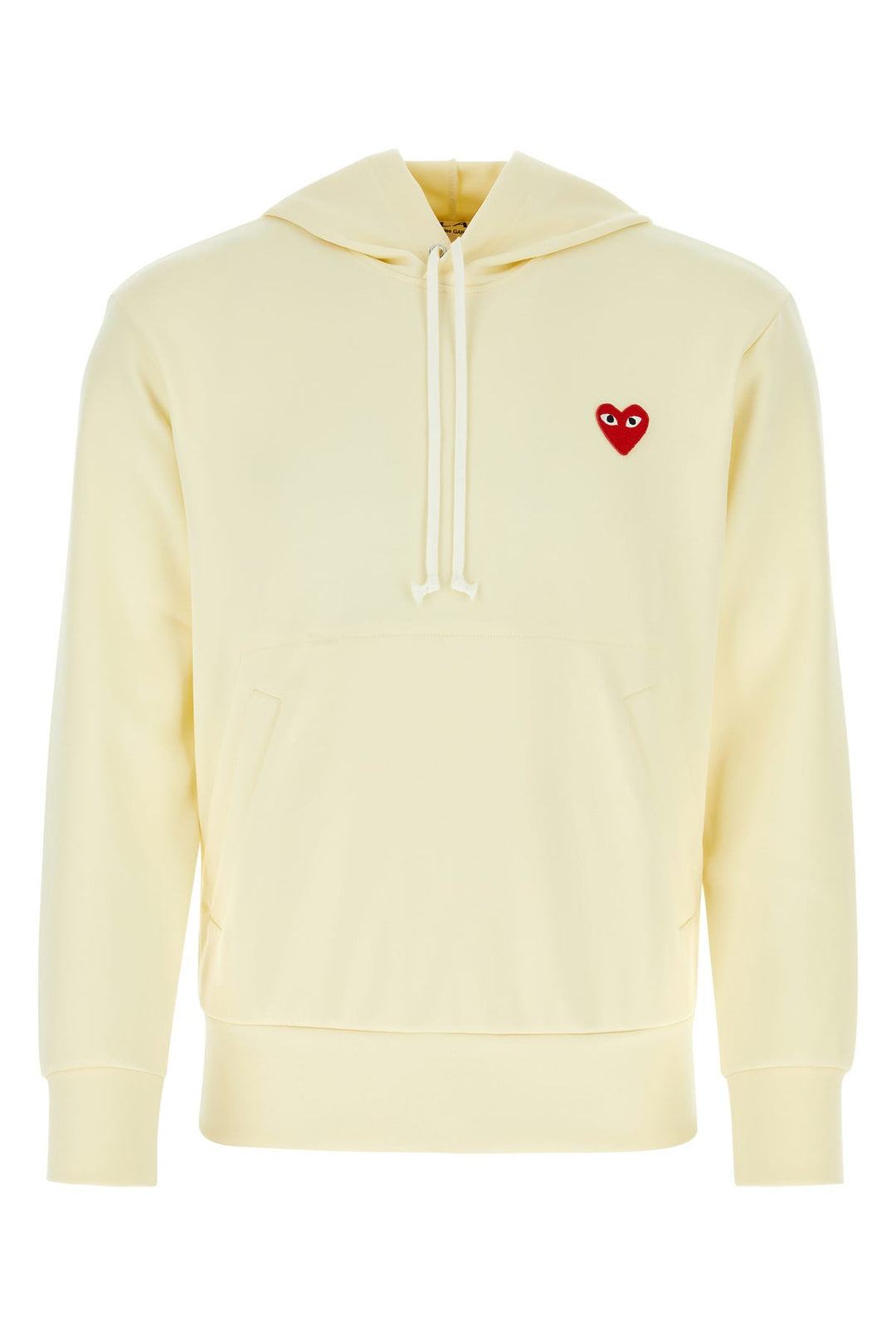 Cream polyester sweatshirt