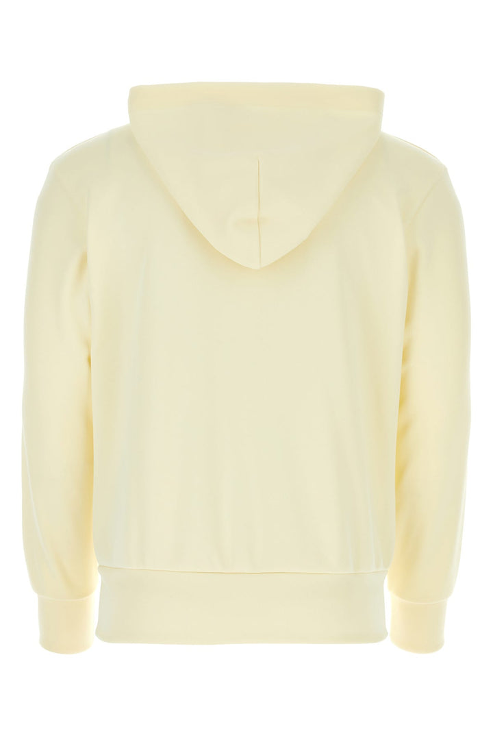 Cream polyester sweatshirt