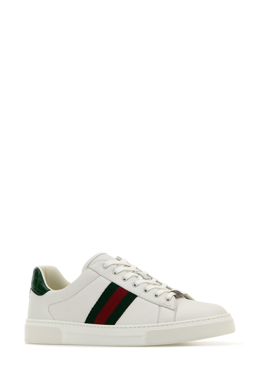 White leather Ace sneakers