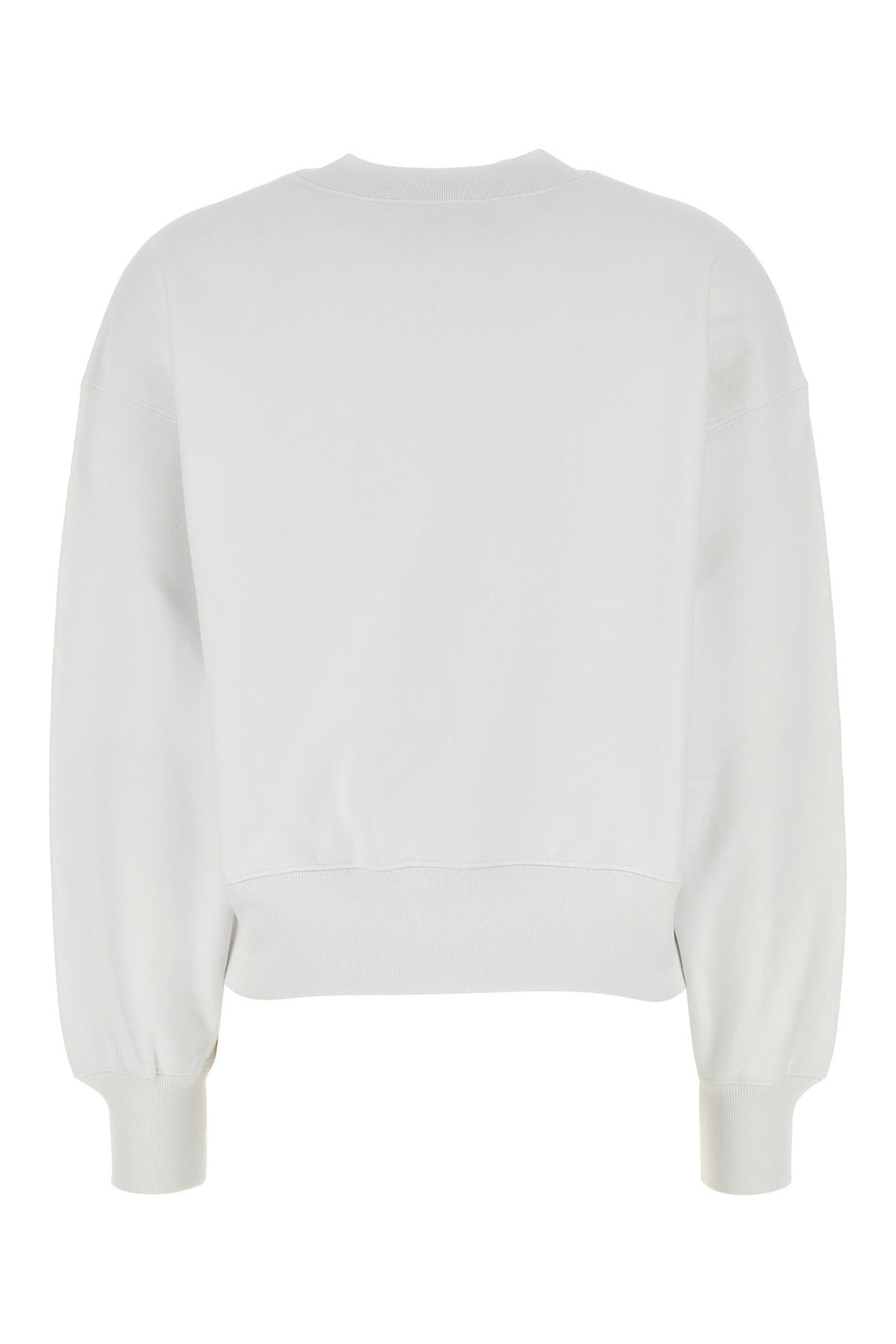 White cotton sweatshirt