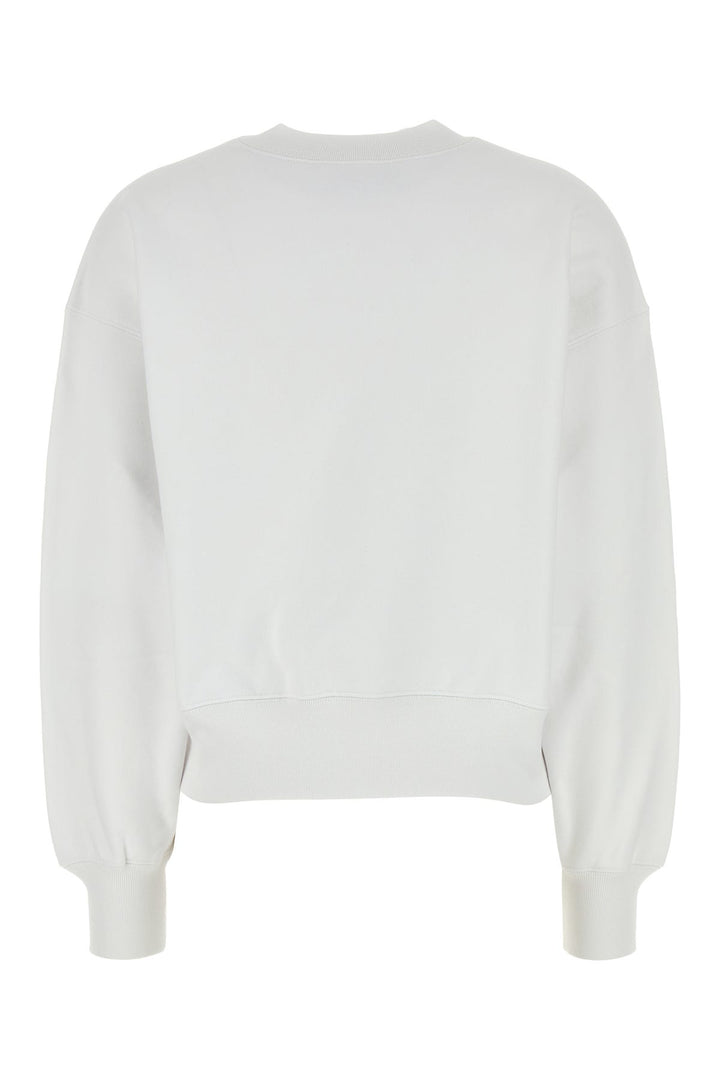 White cotton sweatshirt