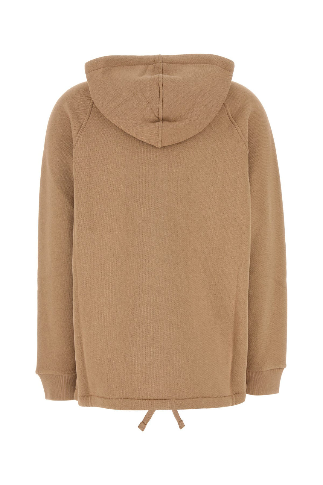 Camel cotton oversize sweatshirt