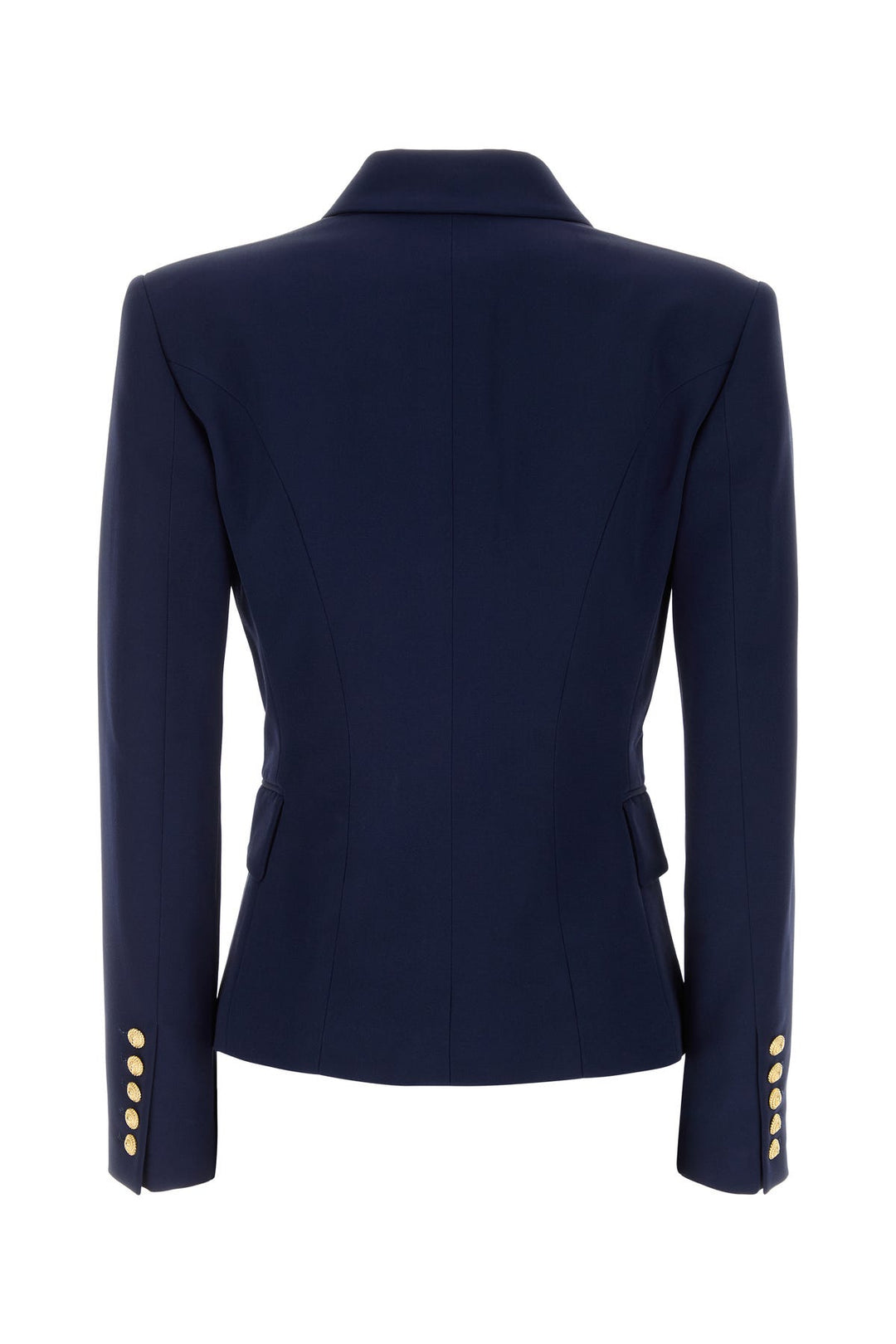 Navy blue crepe blazer