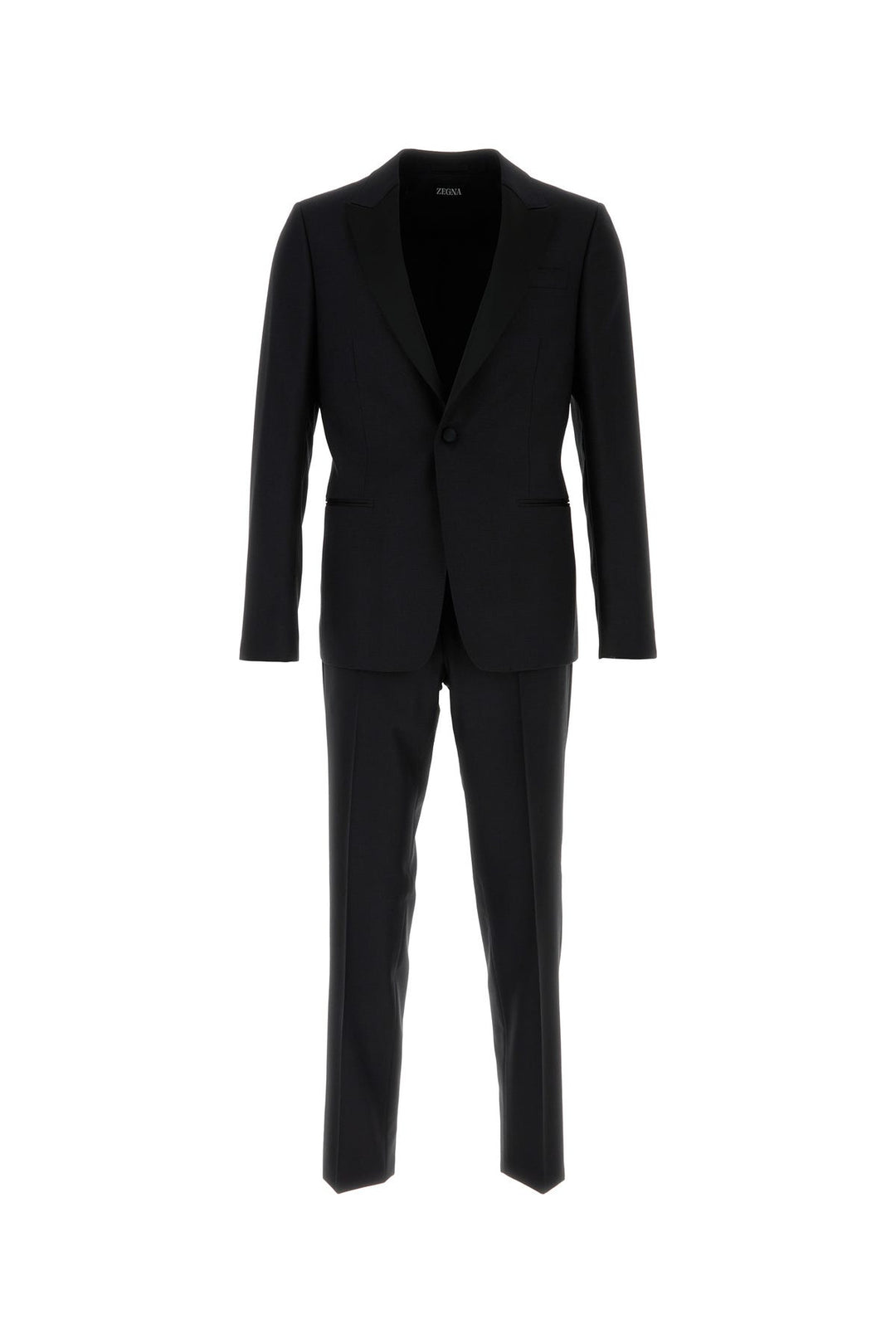 Midnight blue wool suit