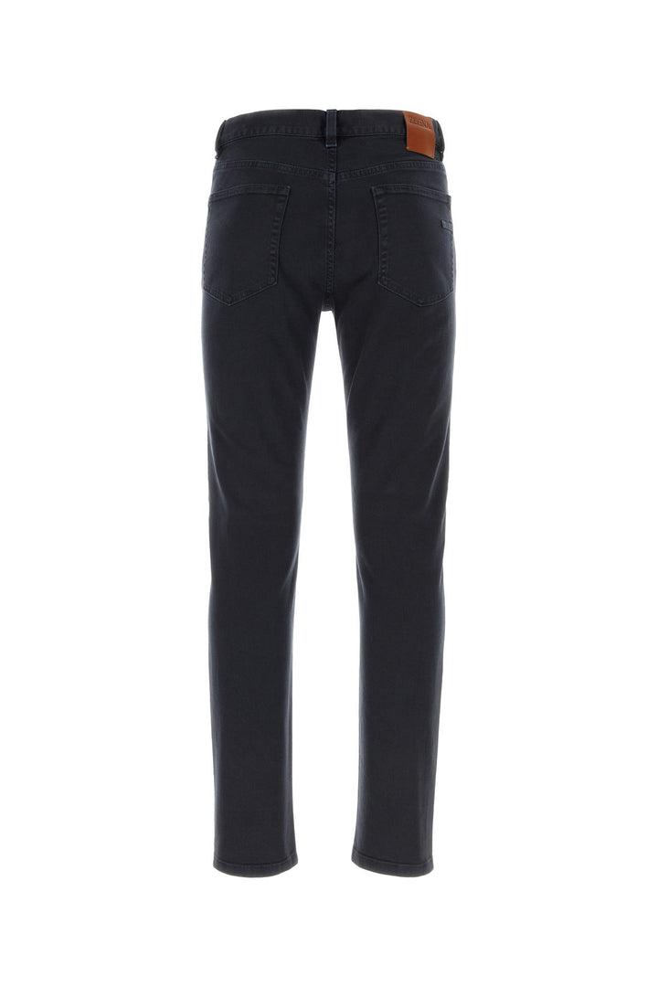 Midnight blue stretch denim Roccia jeans