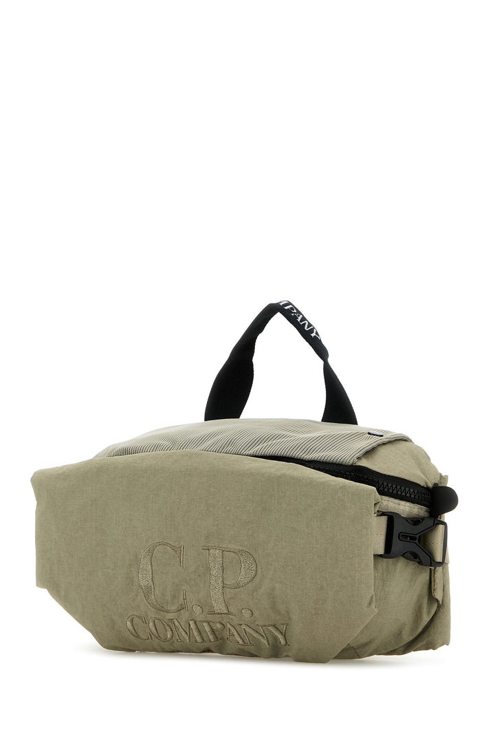 Sage green nylon belt bag