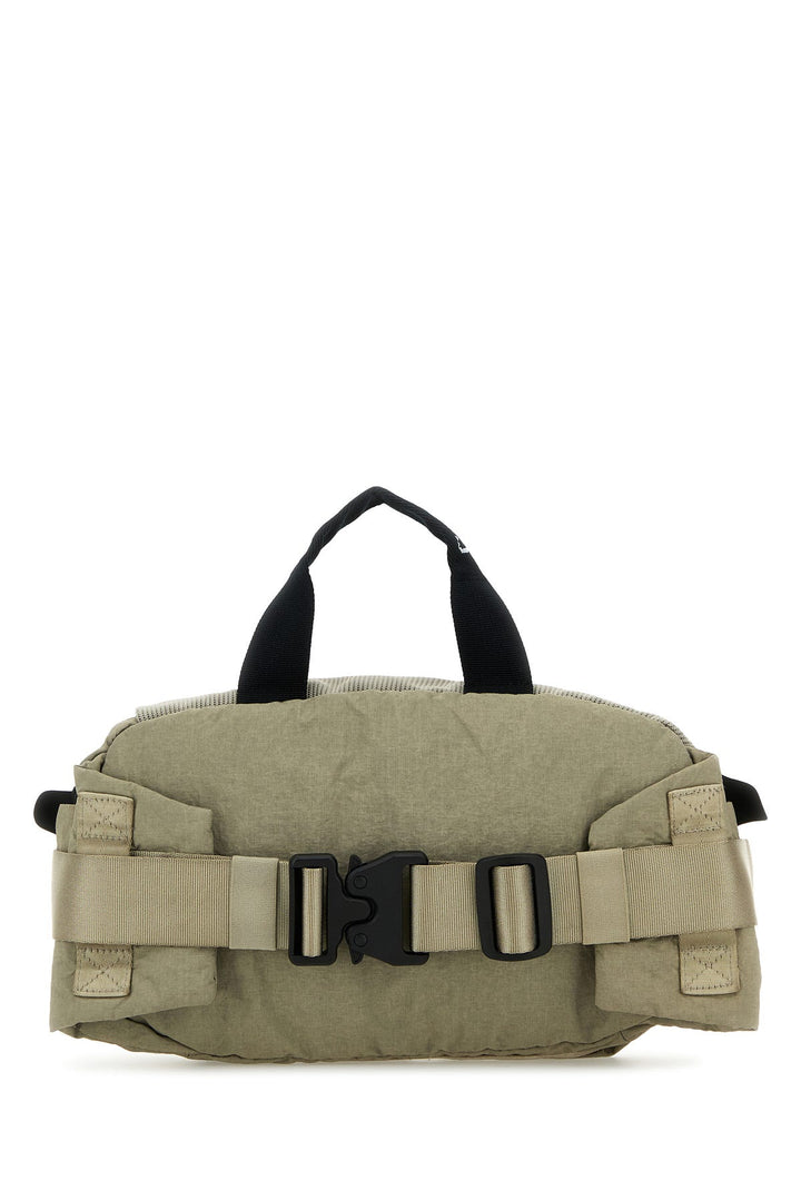 Sage green nylon belt bag