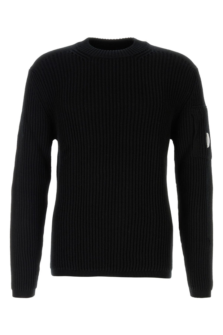 Black wool blend sweater