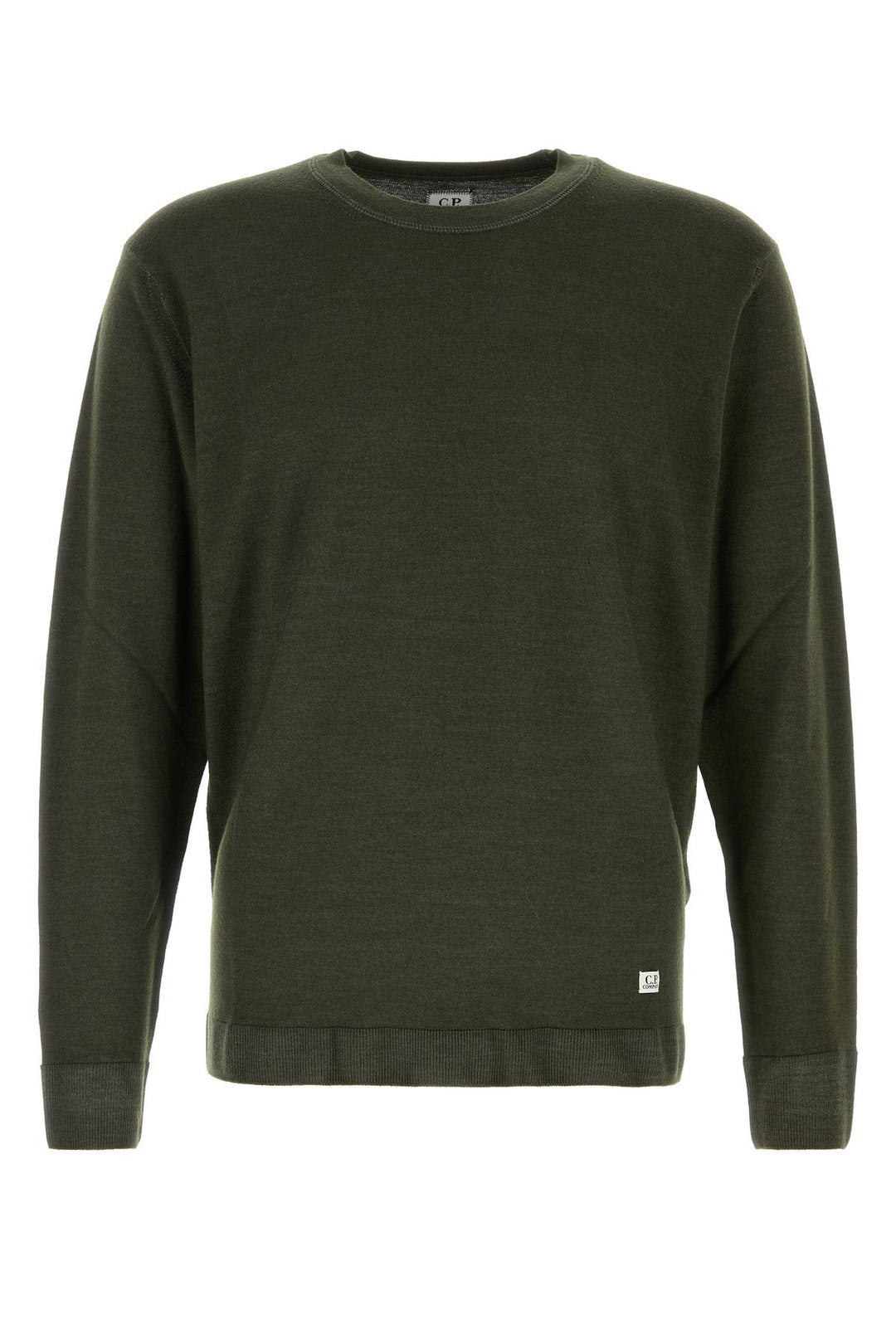 Bottle green wool sweater