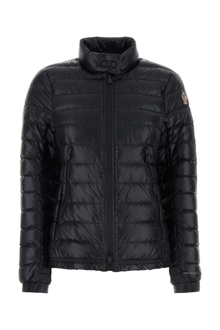 Black stretch nylon Walibi down jacket