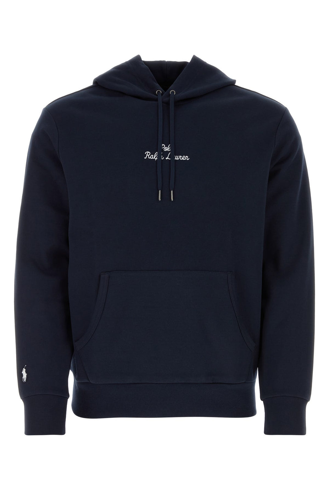 Midnight blue cotton blend sweatshirt