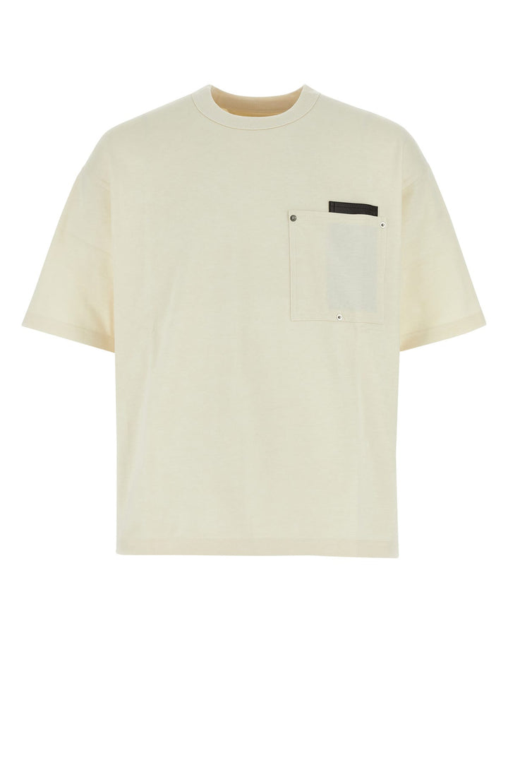 Ivory cotton t-shirt