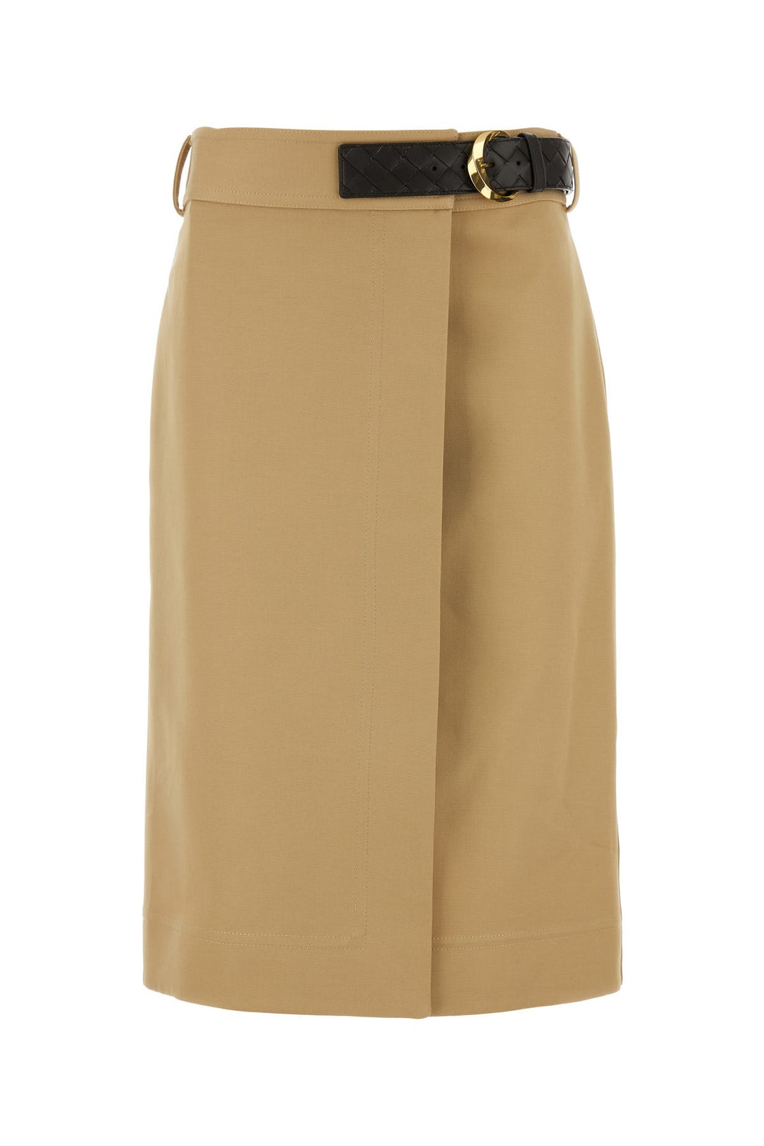 Beige cotton skirt