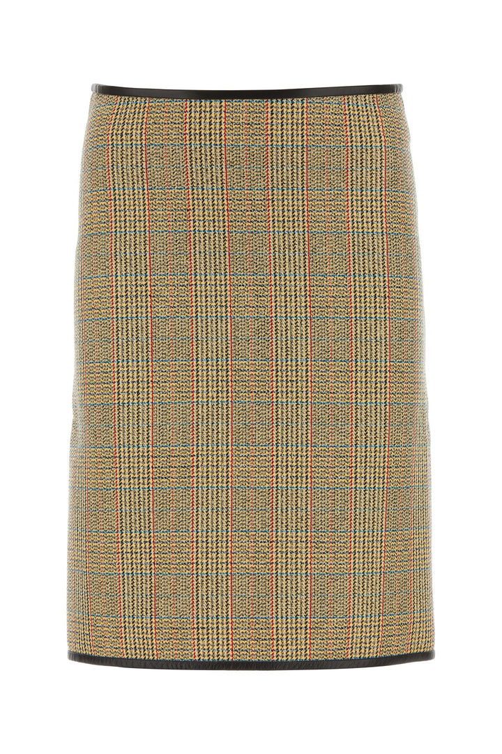 Multicolor glencheck skirt