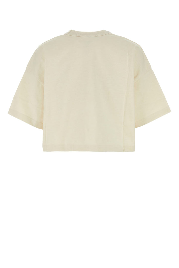 Ivory cotton Leash t-shirt