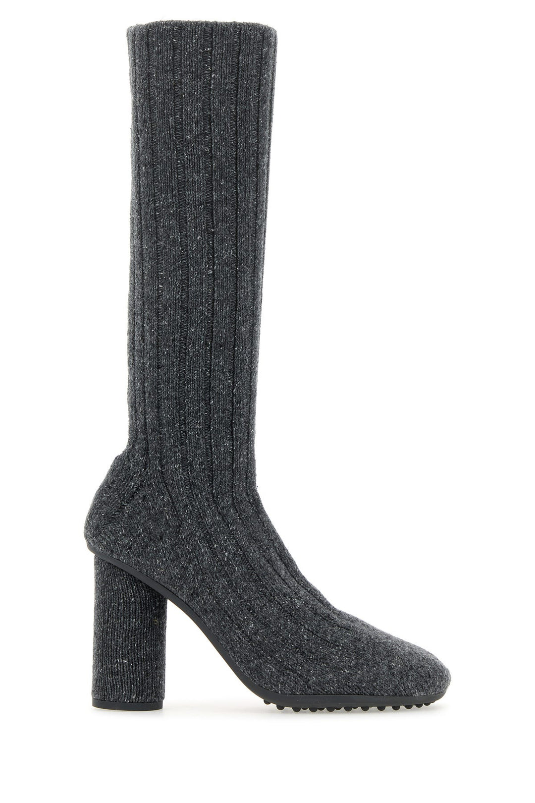 Melange grey fabric Atomic ankle boots