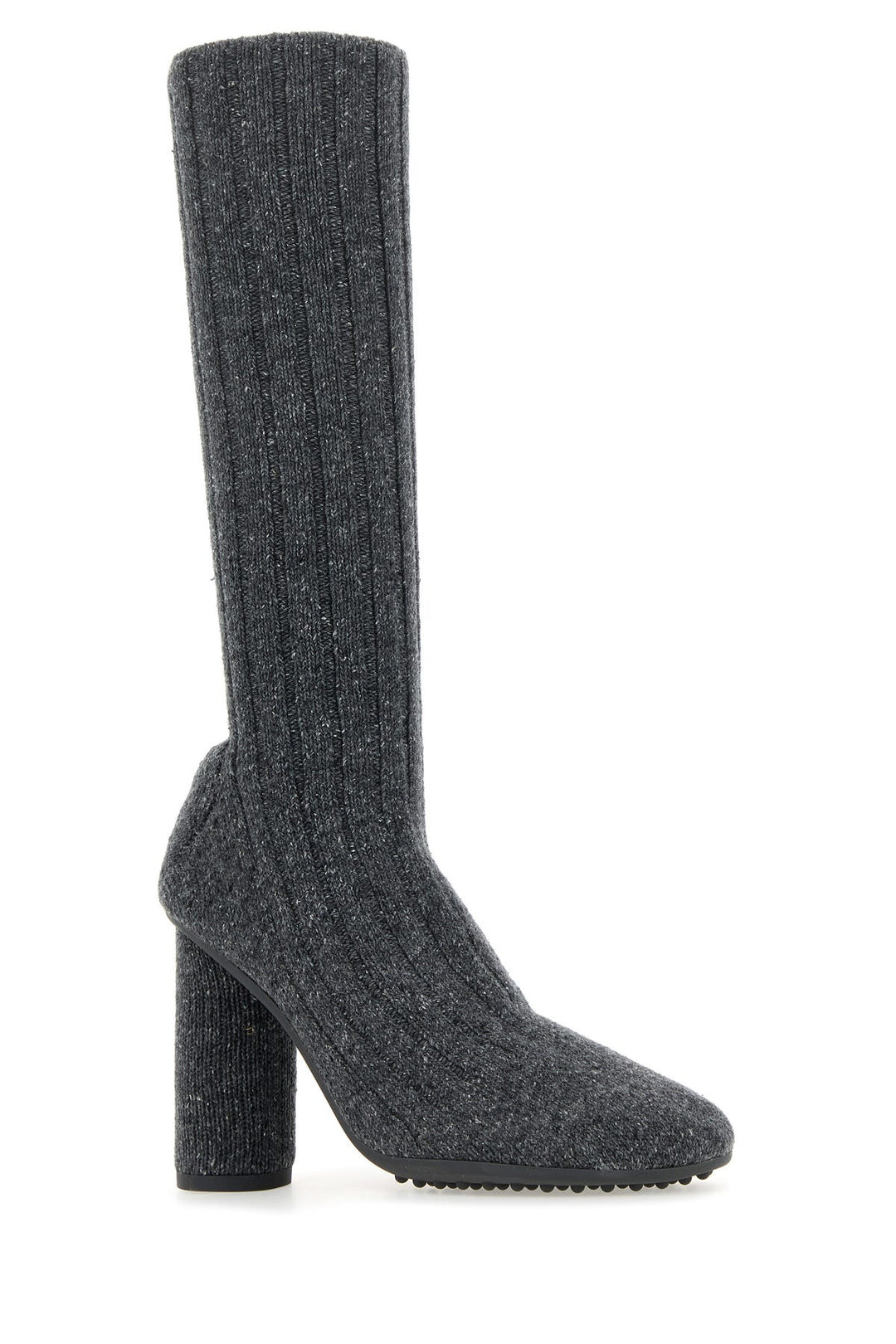 Melange grey fabric Atomic ankle boots