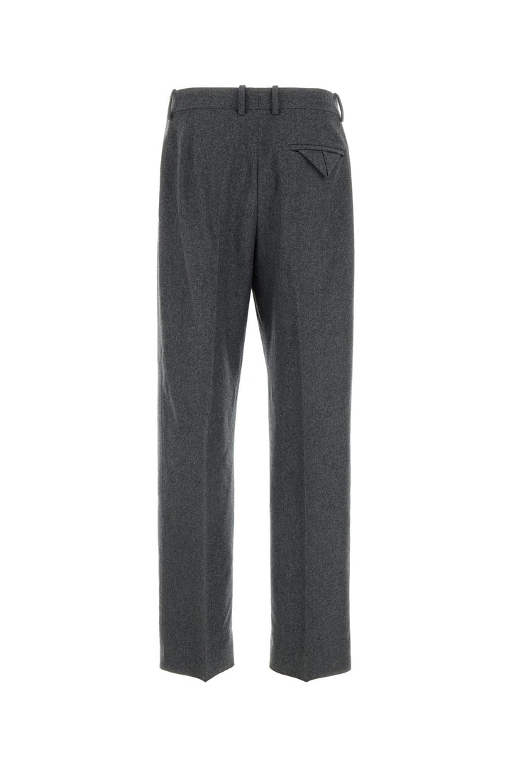 Melange grey wool pant