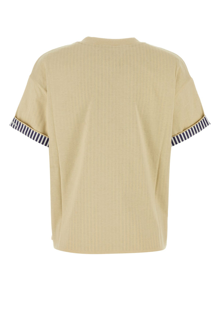 Cream cotton t-shirt